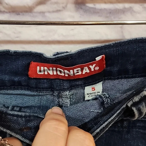 Union Bay button up denim skort Size 5 (Juniors) - Picture 2 of 6